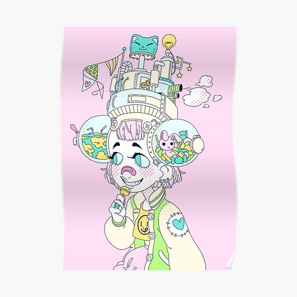 sweet machine girl Poster RB0507 product Offical machine girl Merch