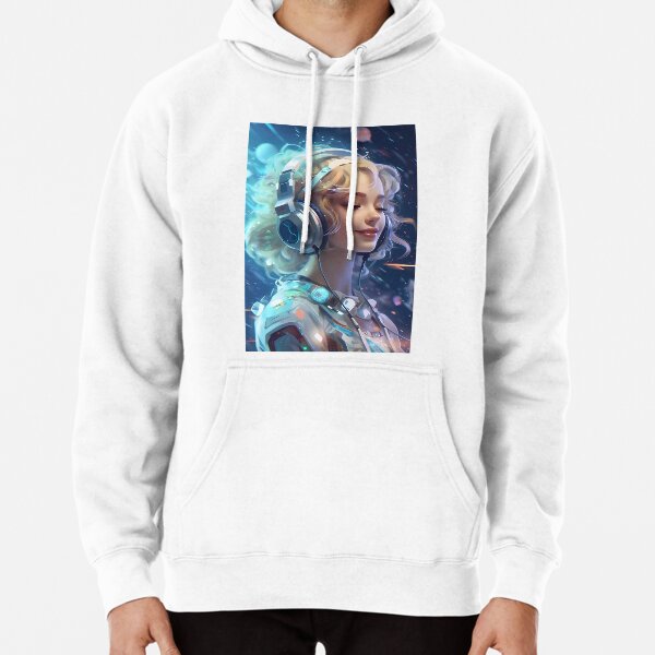 Half-machine Girl Pullover Hoodie RB0507 product Offical machine girl Merch