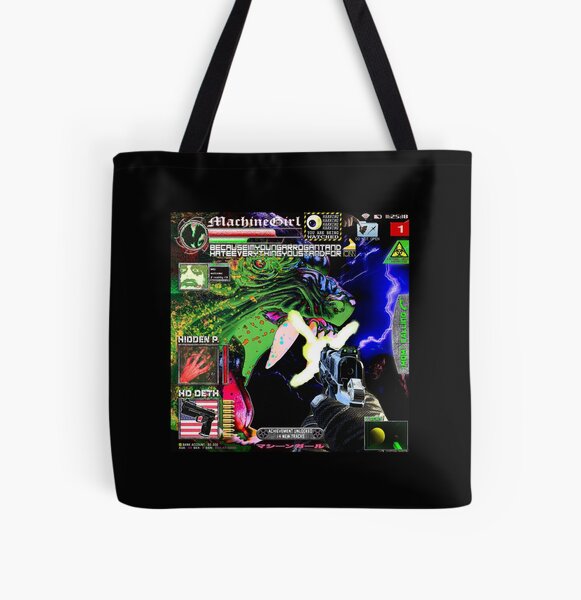 Machine Girl Sticker All Over Print Tote Bag RB0507 product Offical machine girl Merch