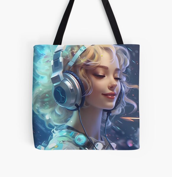 Half-machine Girl All Over Print Tote Bag RB0507 product Offical machine girl Merch
